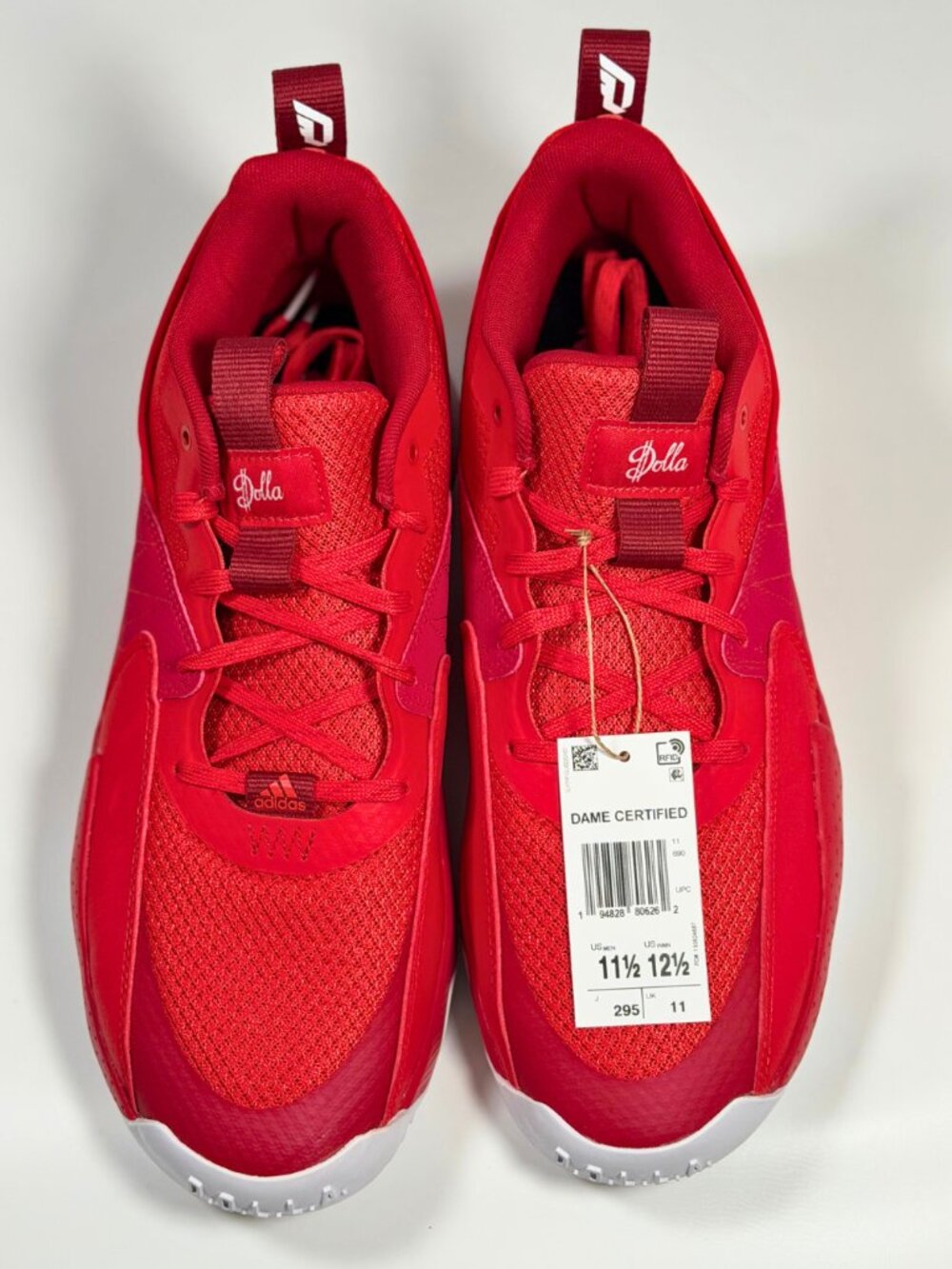 adidas Dame Certified Basketball Shoes – Men's Size 11.5 / Women's Size 12.5
